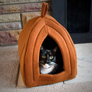 PETMAKER Igloo Pet Bed Collection -Soft Indoor Enclosed Covered Tent/House