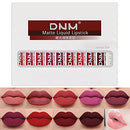 9Pcs Matte Liquid Lipsticks + 1Pcs Clear Lip Plumping Plumper Gloss Makeup Set