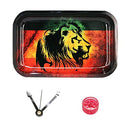 Metal Raw Rolling Tray - 11x7 inch Large Cigarette Rolling Tray Gift Set