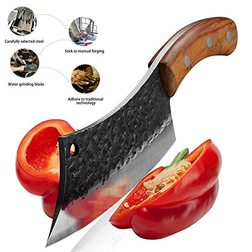 6.2 Inch Kitchen Knife Chef Knives With Carrying Leather Knife Sheath Cooking Tool