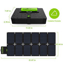 SolarFairy 100W Portable Foldable Solar Panel Charger Kit 18V DC Output for Portable