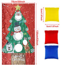 Christmas Toss Game Banner with 3 Bean Bags 53"x30"