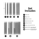 Neiko 10224A Extra Long Security Power Bit Set, 32 Piece | 1/4" Shank, 6" Length