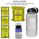 72 Hour Deluxe Emergency Kit, 1-Person 3-Day Backpack, First Aid Kit, Survival Blanket