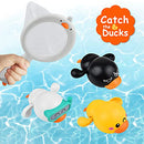 Baby Bath Toys Floating Wind-up Toys Swimming Pool Games Water Play Set