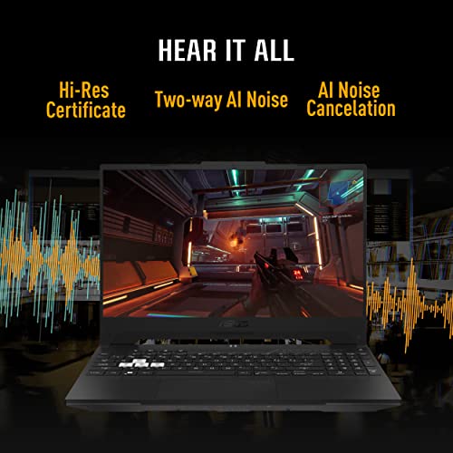 ASUS TUF Dash 15 (2022) Gaming Laptop, 15.6" 144Hz FHD Display, Intel Core i7-12650H, GeForce RTX 3060, 16GB DDR5