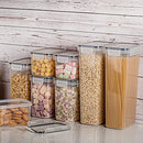 Airtight Food Storage Containers with Lids, 24 pcs Plastic Kitchen and Pantry Organization Canisters