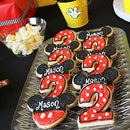 8 Pack Cookie Cutters Themed of Cartoon Mouse, Stainless Steel Sandwich Cake Cutter