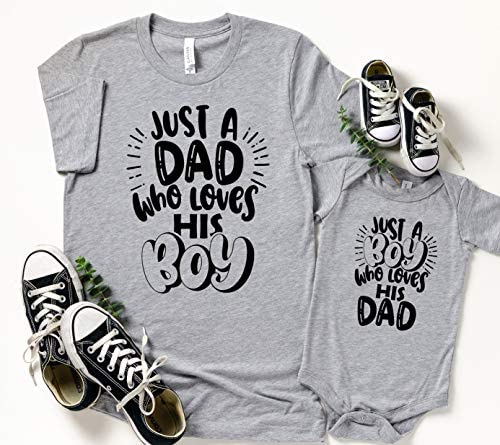 Daddy and son matching shirts Father's Day outfit for son and dad