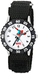 Marvel Spider-Man Kids' Bezel Stainless Steel Time Teacher Analog Quartz