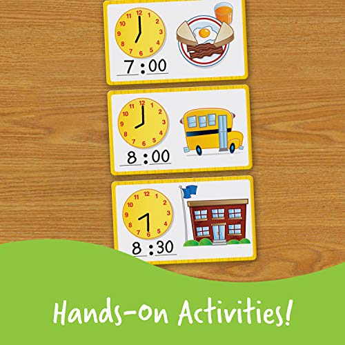 Time Activity Set,  School Preparation Toys, Analog Clock, 41 Pieces, Ages 5+