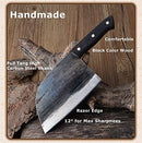Forging Serbian Chef Knife Kitchen Chef Knives Full Tang High Carbon Clad Steel
