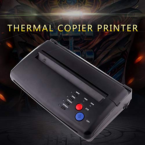 Black Tattoo Transfer Stencil Machine Thermal Copier Printer with Bonus Papers