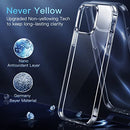 Crystal Clear Designed for iPhone 13 Pro Case, [Not Yellowing] [Military Drop Protection]