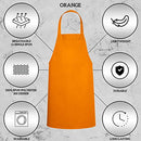 Unisex Apron Bulk Machine Washable for Kitchen Crafting BBQ Drawing Outdoors