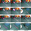 Rainbow Kitchen Utensils Set,13 Pieces Stainless Steel Cooking Utensils Set