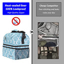 Ultra Compact Cooler Smart Cart Lunch Bag Insulated Tote