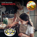 Egg Poacher Pan -Stainless Steel Poached Egg Cooker –Perfect Poached Egg Maker