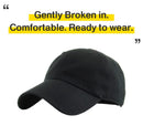 Classic Cotton Dad Hat Adjustable Plain Cap. Polo Style Low Profile Adjustable
