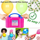 Balloon Pump, Portable Dual Nozzle Ballon Inflator Pump For Balloons 110V 600W