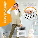 Foldable Step Stool for Kids - 11 Inches Wide and 8 Inches Tall - Holds Up to 300 lbs