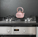 Enamel Teakettle Non-Whistling, 2 Quart, Pink