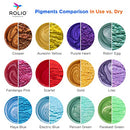 Rolio Mica Powder - 24 Pearlescent Color Pigments for Paint, Dye, Nail Polish