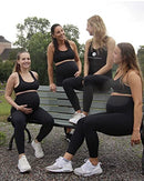 Maternity Leggings Over The Belly Butt Lift - Buttery Soft Non-See-Through