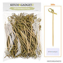 Bamboo Cocktail Picks - 300 Pack  Great for Cocktail Party or Barbeque Snacks