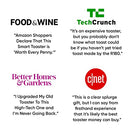 2-Slice, High-End Stainless Steel Design. Features Touchscreen with 60+ High-Speed