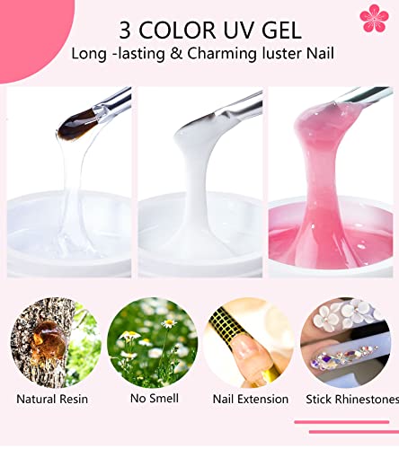 Nail Kit Set Professional Acrylic, Glitter Nails Powder and Liquid for Acrylic Nails Extension