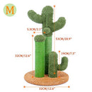 Cat Scratching Post Cactus Cat Scratcher Featuring with 3 Scratching Poles 23 Inches