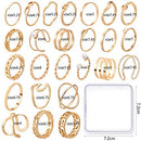 25 Pcs Knuckle Rings for Women Stackable Rings Set