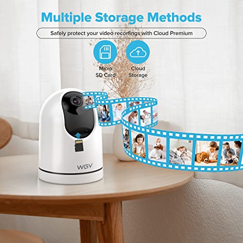 Security Camera -2K Cameras for Home Security with Smart Motion Dection, Night Vision