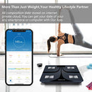 Bluetooth Smart Bathroom Scales for Body Weight Digital Body Fat Scale