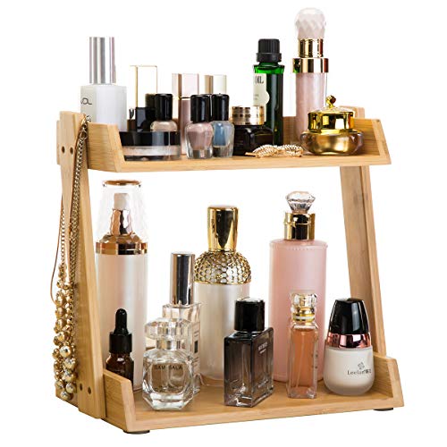 Bathroom Makeup Countertop Organizer Cosmetics Perfume Organizer Stand Shelf