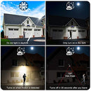 Solar Lights Outdoor, AmeriTop 128 LED 800LM Wireless LED Solar Motion Sensor