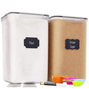 Extra Large Food Storage Containers with Lids Airtight (6.5L|220 Oz|Set of 2)