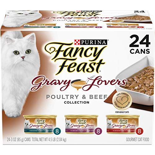 Gravy Wet Cat Food Variety Pack, Gravy Lovers Poultry & Beef Feast Collection