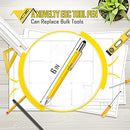Gifts for Men Dad,Multitool Pen Construction Tools Multi,Cool Pen Tool Gadget for Men