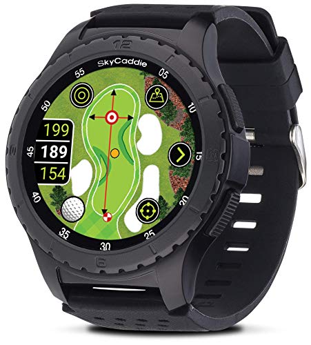 GPS Golf Watch with Touchscreen Display and HD Color CourseView Maps, Blac