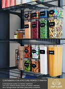 Food Storage Container Set - 14 PC - Kitchen & Pantry Organization
