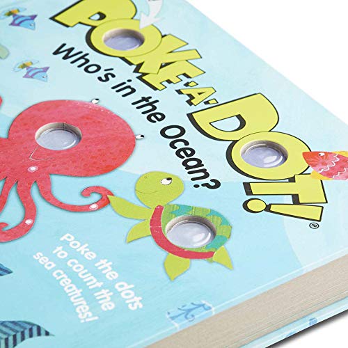 Children's Book - Poke-a-Dot: Who’s in the Ocean (Board Book with Buttons to Pop)
