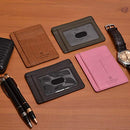 Vintage RFID Front Pocket Leather Minimalist Wallets