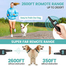 Dog Training Collar, Range 2600ft Rechargeable Dog Collar with Remote, 4 Modes