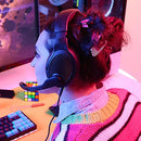 Gaming Headset Noise-Cancelling Microphone with Over-Ear Open-Back Design