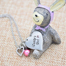 Gifts for Dad Necklace Jewelry, Father Daughter Keychain Jewelry,Birthday Necklace Set