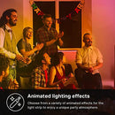 LED Light Strip, 50 Color Zones RGBIC, 16.4ft Wi-Fi LED Strip Works w/ Alexa, Google