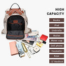 Lightweight Women's Backpack Multi Zipper Pocket Signature Shoulder Bag