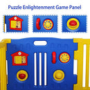 Kidzone Interactive Baby Playpen 8 Panel Safety Gate Children Play Center Home